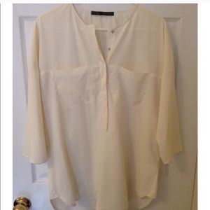 Off white Zara shirt